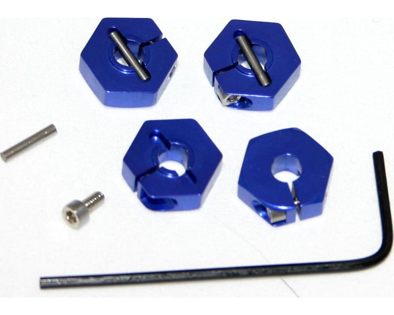Tap to zoom Blue Wide Clamp Type Wheel Hubs 1/16