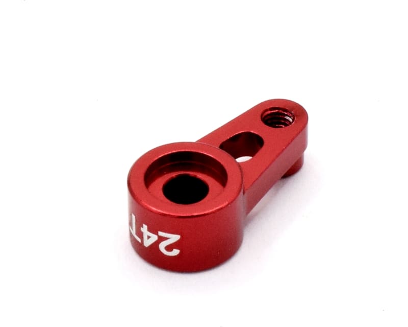 Aluminum Servo Horn 24t 1/16 TRA (Red)