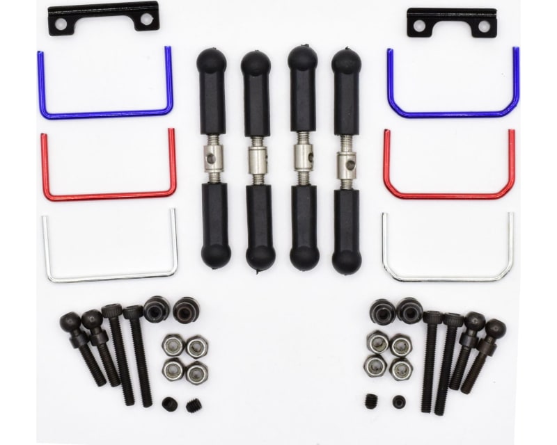 Tap to zoom Full Sway Bar Kit Includes Front and Rear - 1/16 TRA 1/16 Re