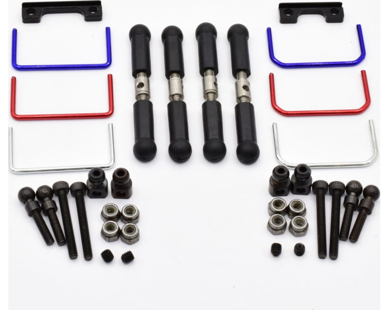 Tap to zoom Full Sway Bar Kit Includes Front and Rear - 1/16 TRA 1/16 Re