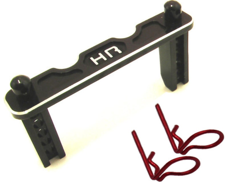 Black Aluminum Rear Body Post with Clips