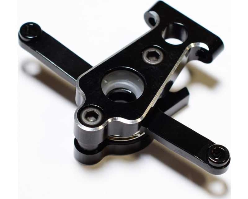Aluminum Servo Saver Steering Bellcrank (Black) - 1/16 TRA