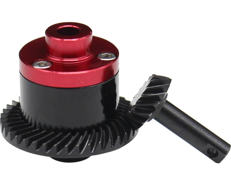 Steel Helical Spiral Gear Set w/ Aluminum Cover Plate - Tra 1/16