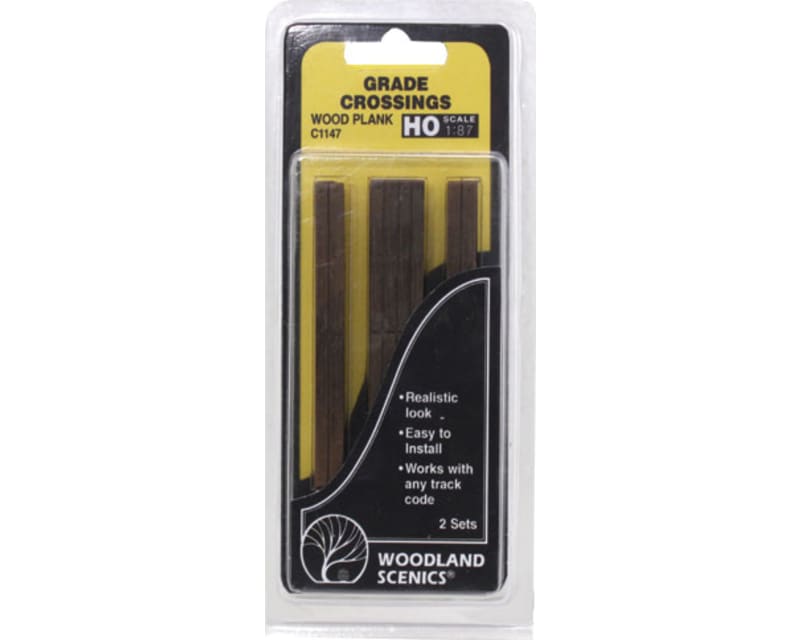 HO Grade Crossing Wood Plank