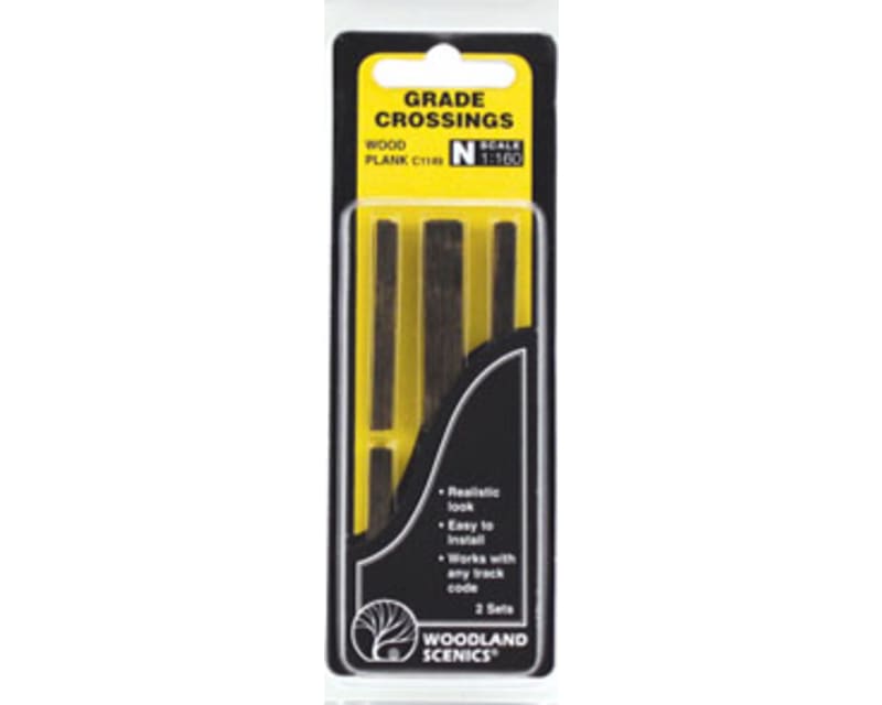 N Grade Crossing Wood Plank