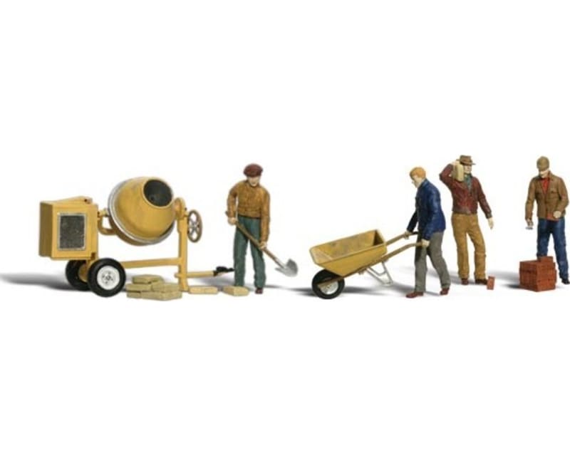 Masonry Workers - N scale photo