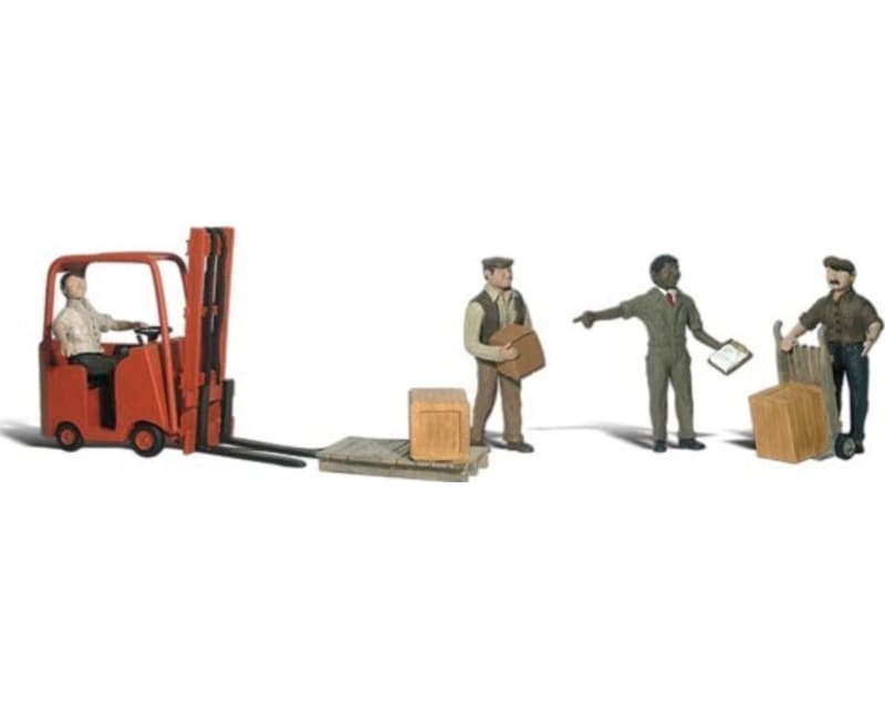 N Workers w/Forklift photo