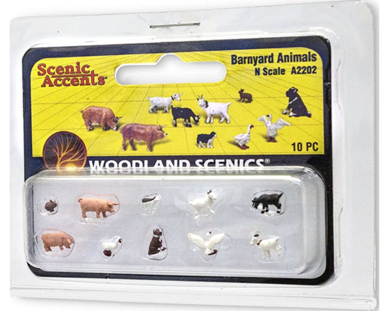 Tap to zoom Barn Yard Animals - N Scale