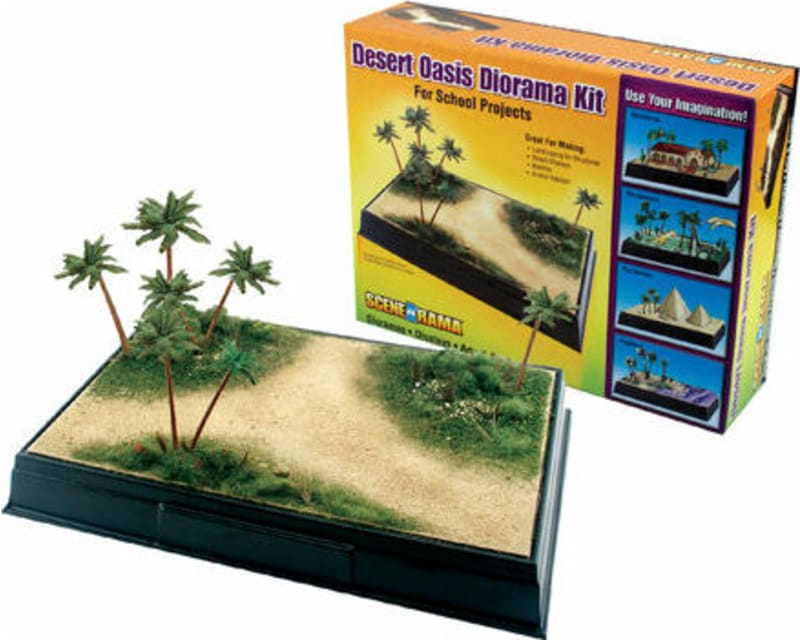 Tap to zoom Scene-A-Rama Desert Oasis Diorama Kit