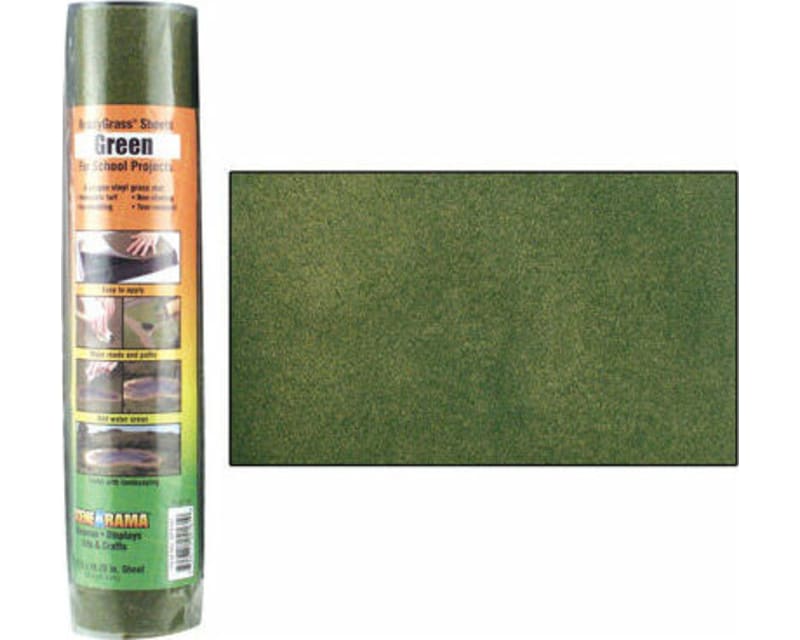 Scene-A-Rama Green Grass Ready Sheet 10.75x16.25