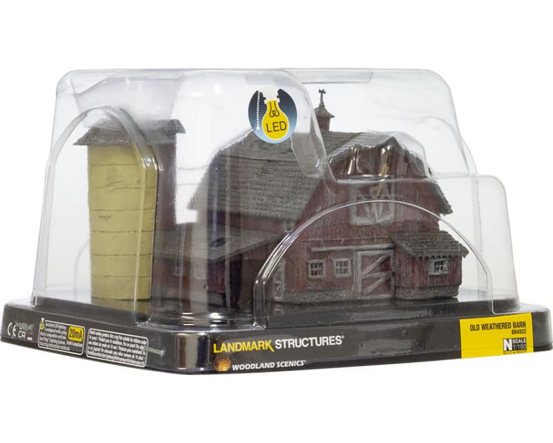 N Built-Up Old Weathered Barn