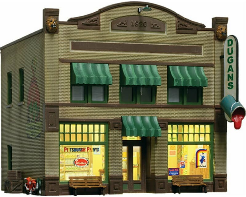 HO Built-Up Dugan s Paint Store