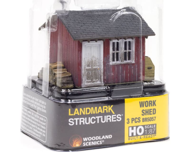 HO Built-Up Work Shed