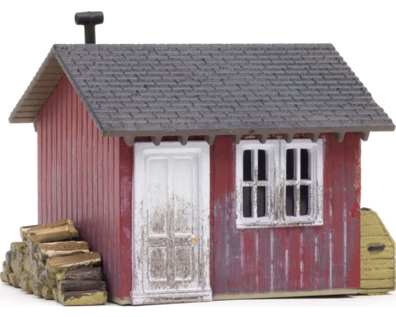 HO Built-Up Work Shed