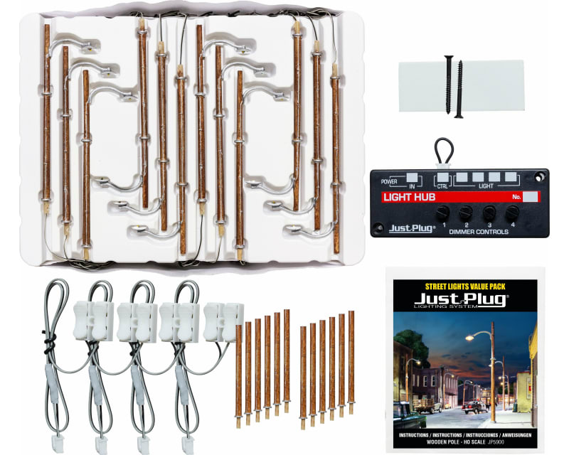 HO Scale Value Pack - Wooden Pole photo