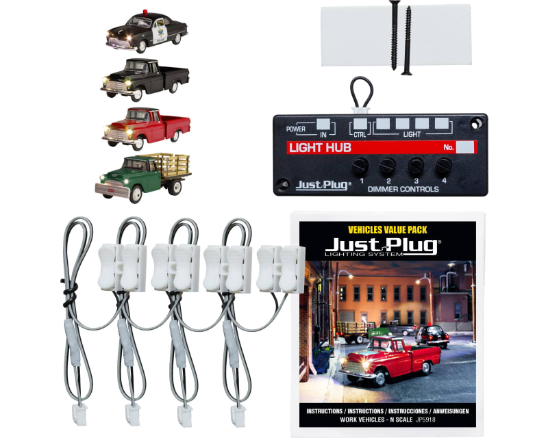 Tap to zoom N Scale Value Pack - Work Vehicles