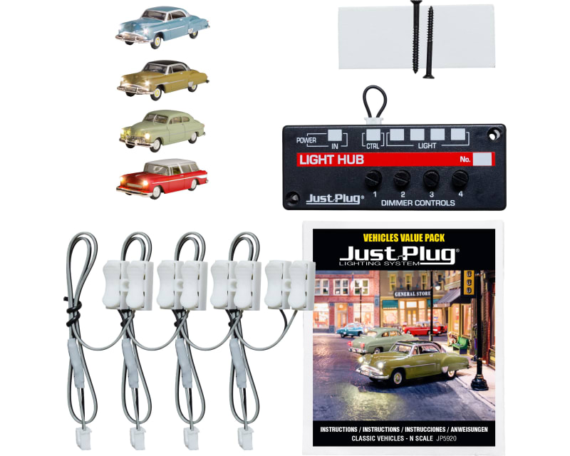 Tap to zoom N Scale Value Pack - Classic Vehicles