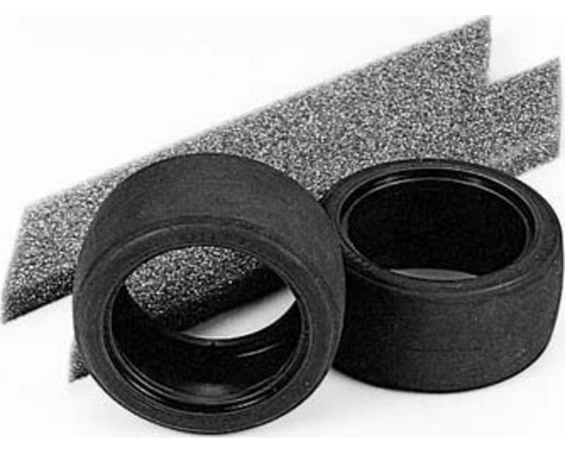 Tap to zoom Wide Racing Slick RC Tires w/Inner Sponge 1pr