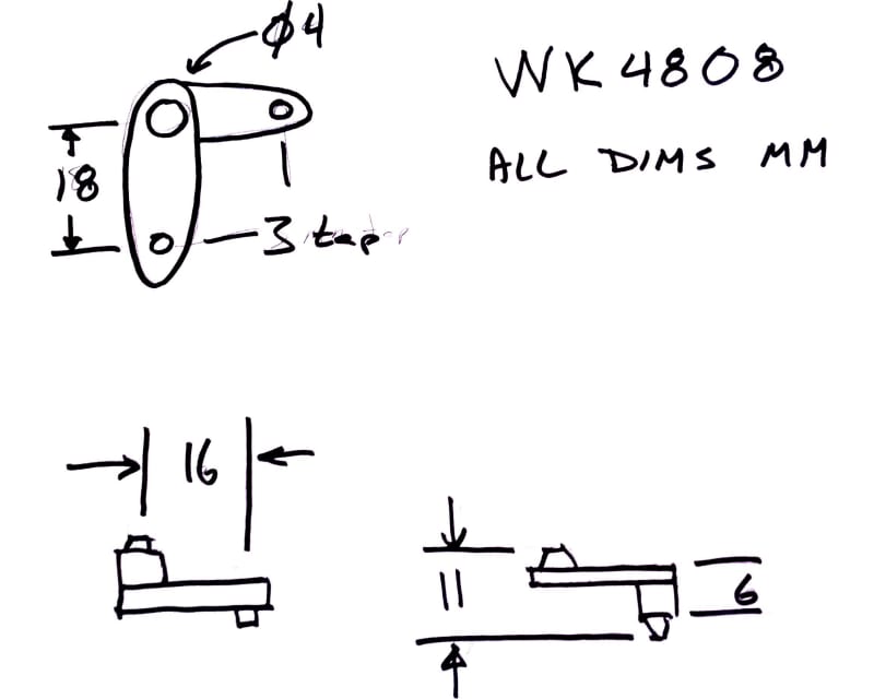 Tap to zoom discontinued Alum. Steering Bellcrank Kit WK