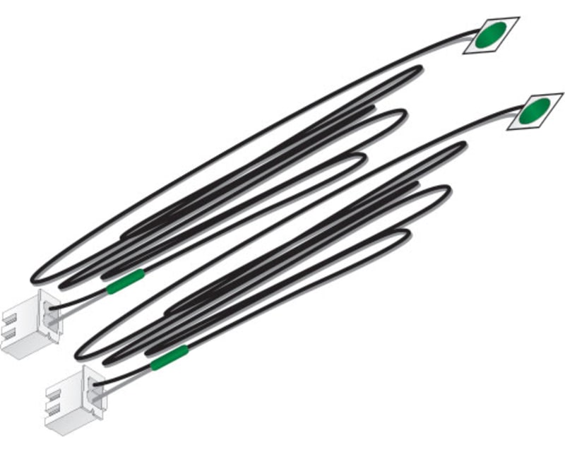 Stick-On LED Lights Green photo