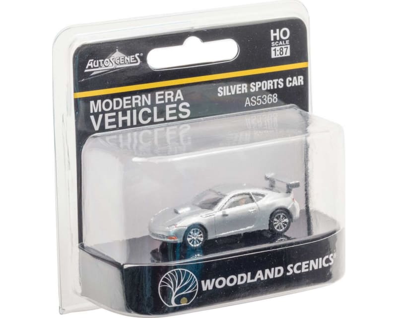 Tap to zoom HO Silver Sports Car