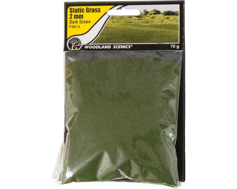 Static Grass Dark Green 2mm