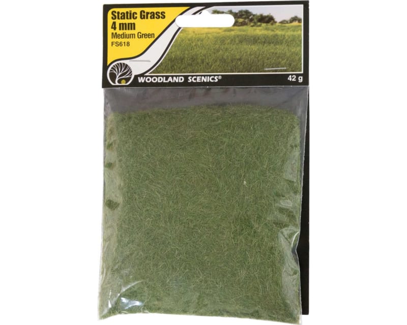 Static Grass Medium Green 4mm
