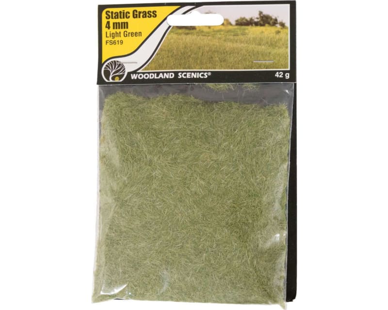 Static Grass Light Green 4mm