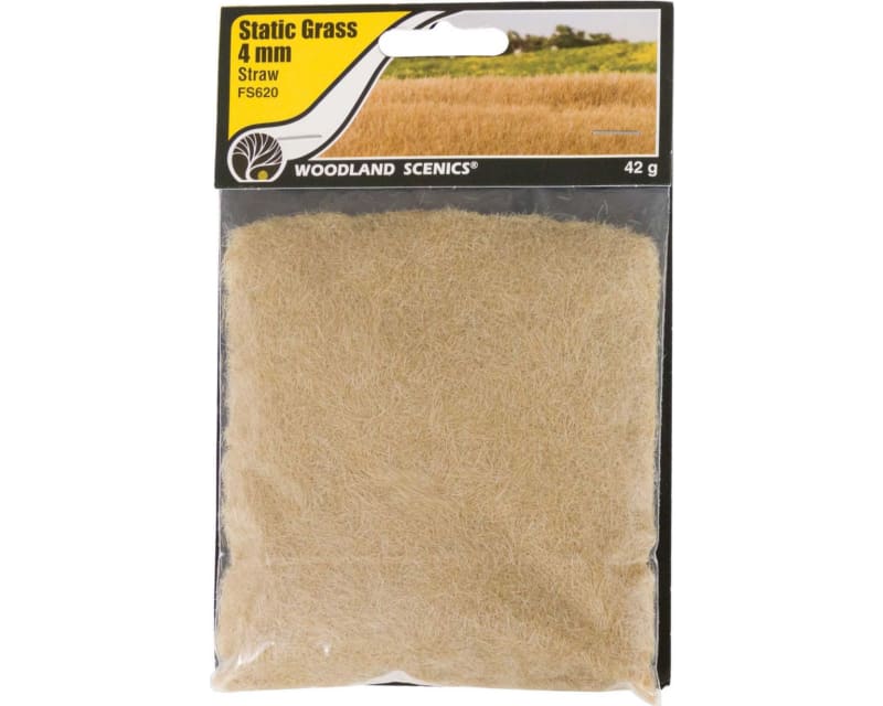 Static Grass Straw Green 4mm