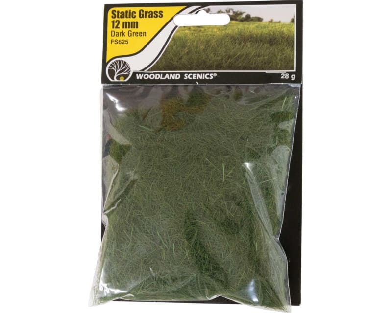 Tap to zoom Static Grass Dark Green 12mm