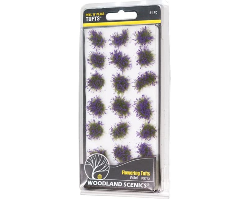 Violet Flowering Tufts