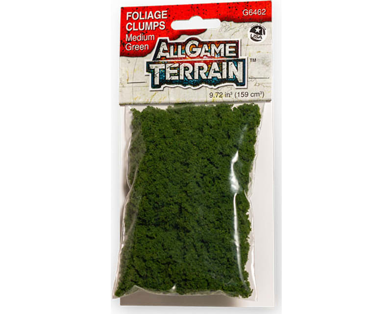 Medium Green Foliage Clumps
