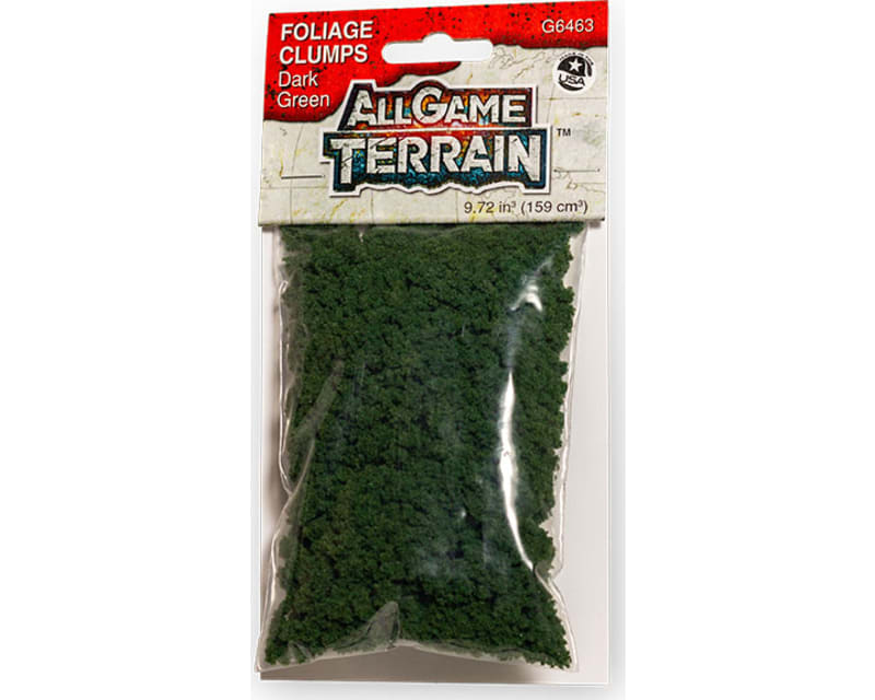 Dark Green Foliage Clumps