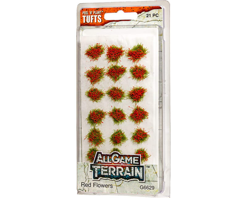 Tap to zoom Red Flower Tufts - All Game Terrain