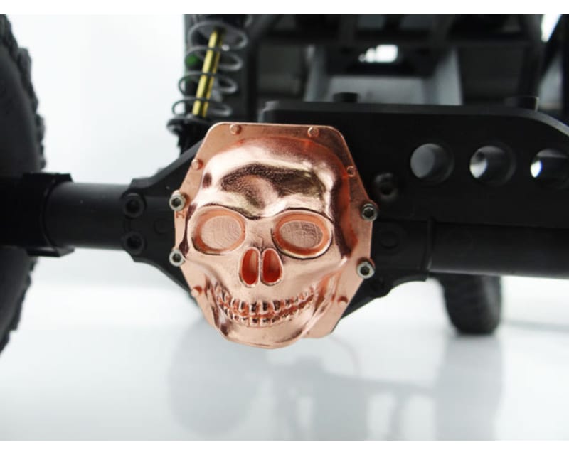 Metal Skull AR60 Diff Cover (Rose Gold) - Yeti Wraith AX10