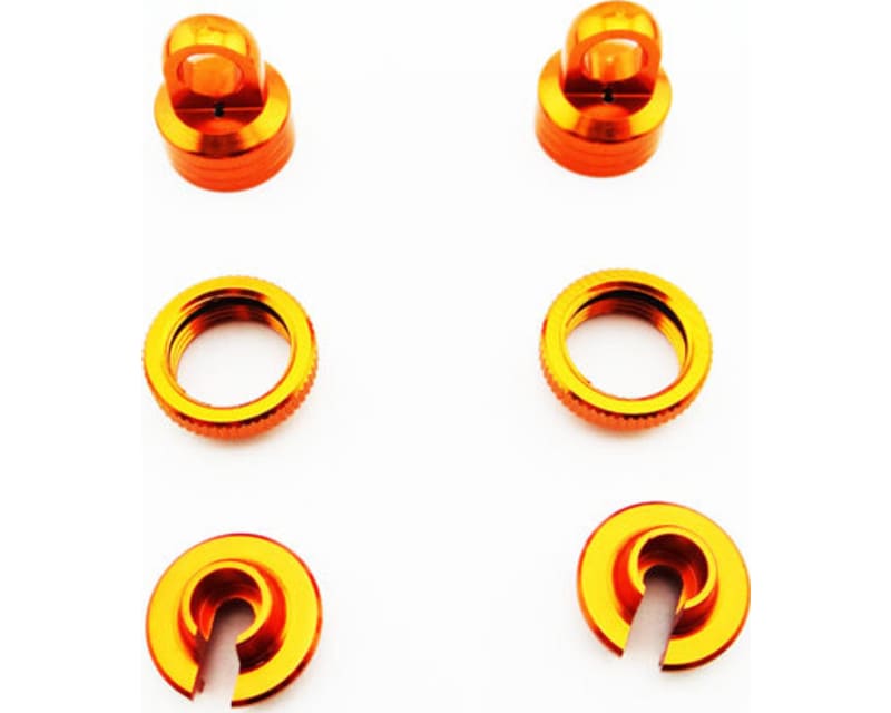 Aluminum 10mm Shock Upgrade Kit (Orange) - Yeti Wraith AX10 EXO