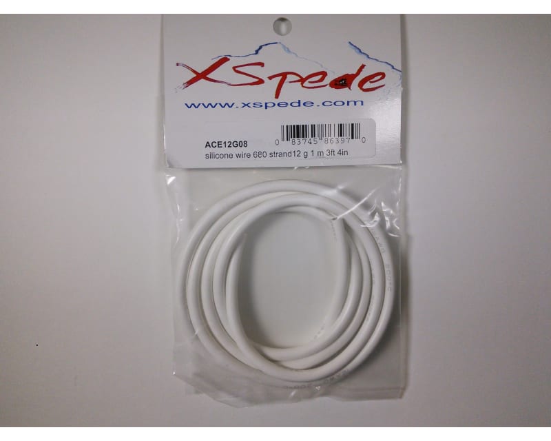 4.5mm OD Silicone Wire 680 Strand12 G 1 m (3Ft 4in)