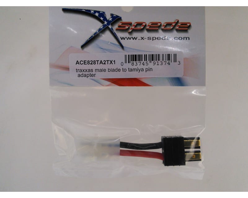 Tap to zoom TRA Male Blade to Tamiya Pin Adapter
