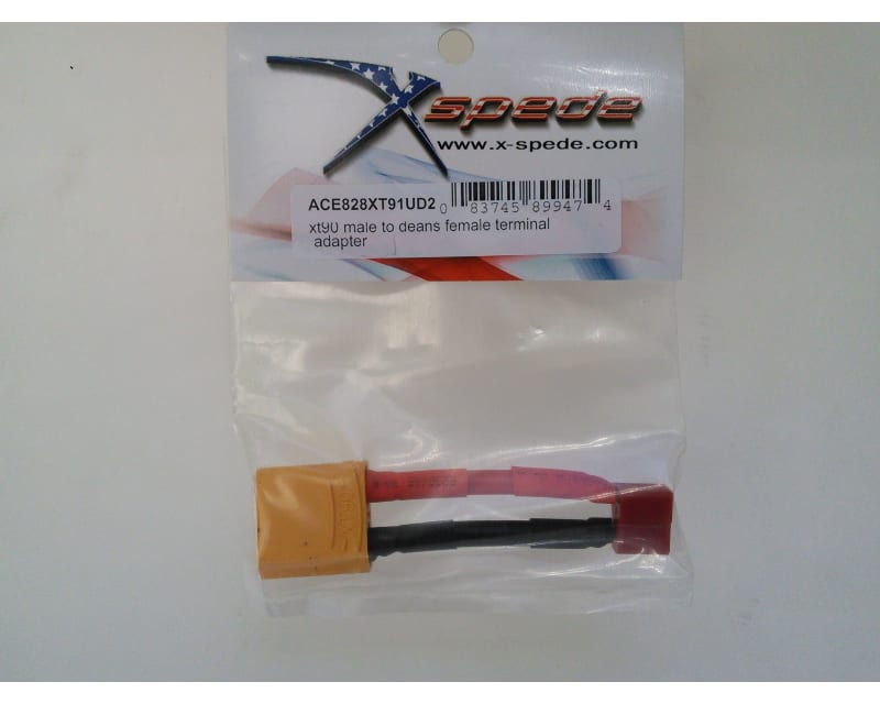 Xt90 Male To T-plug Female Terminal Adapter