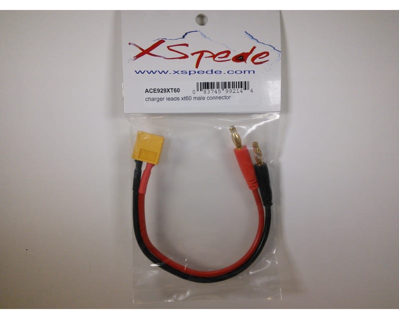 Charger Leads Xt60 Male Connector