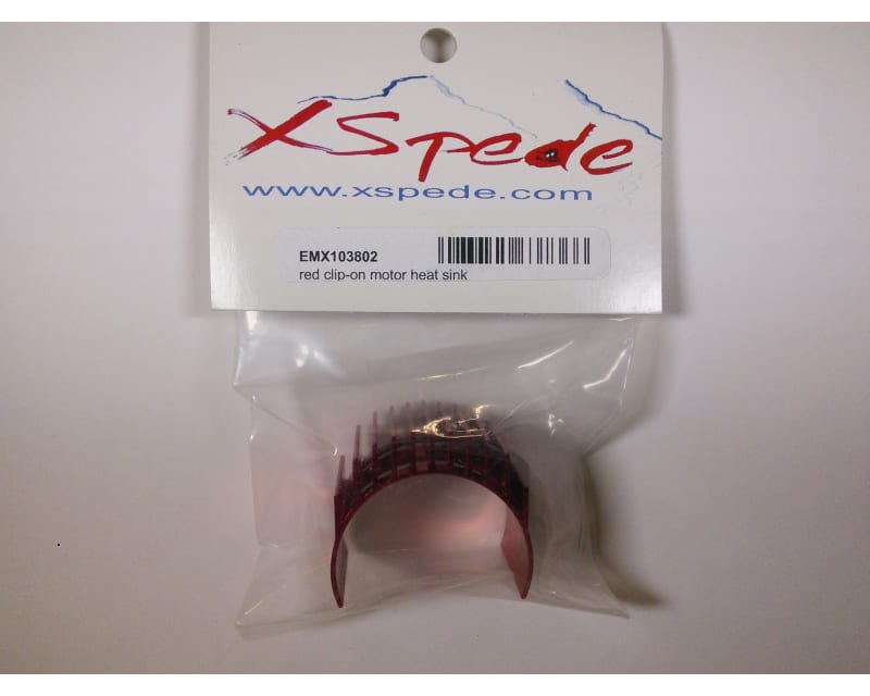 Red Clip-On Motor Heat Sink fits 36mm motors