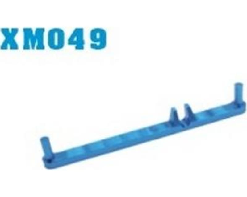 Blue alum. steering plate