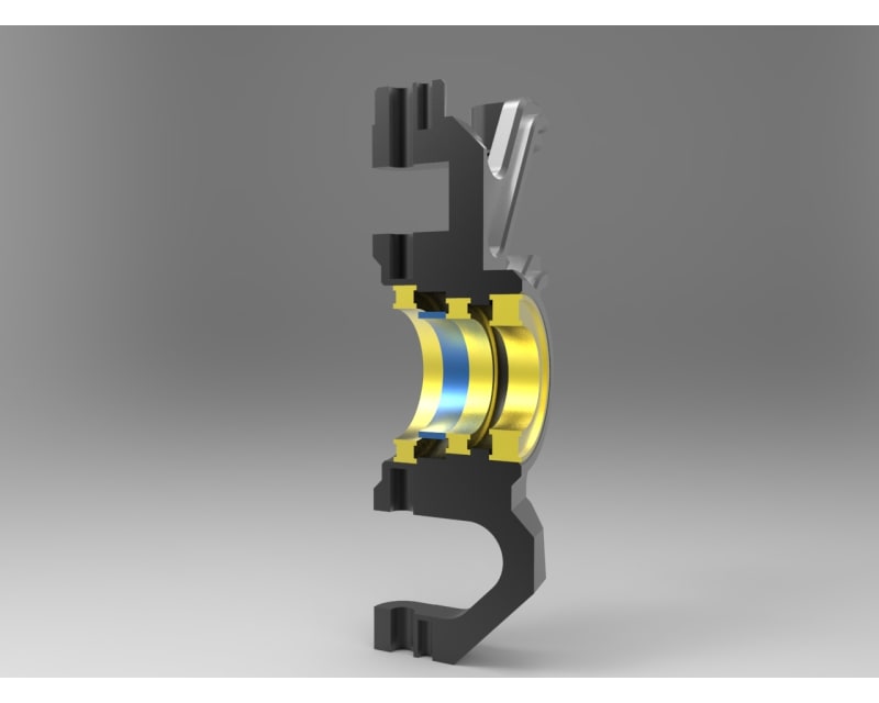 Aluminum Steering Blocks W/ Hd Bearing Support TRA