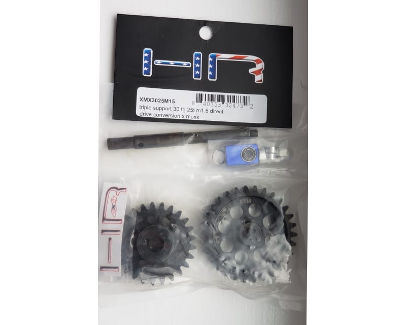 Triple support 30 to 25T M1.5 Direct Drive Conversion X Maxx