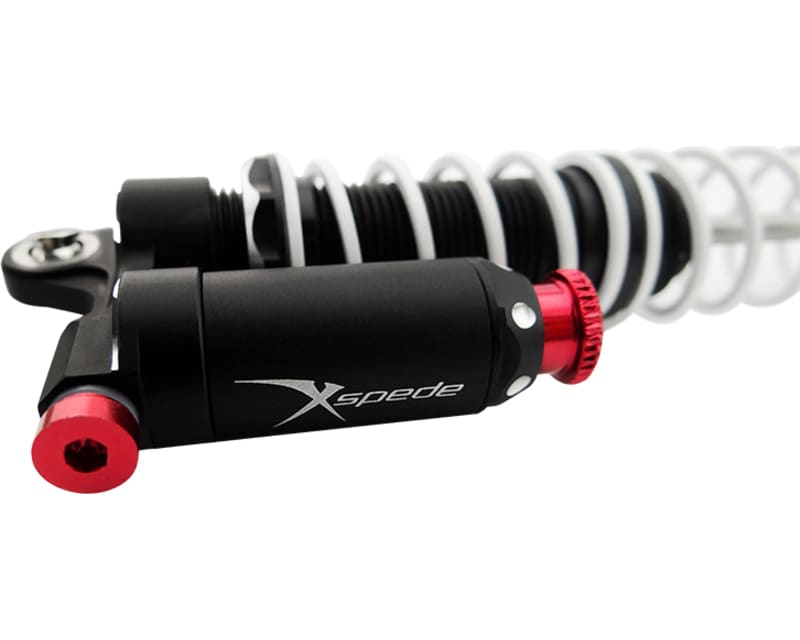 Black 90mm Aluminum Adjustable Piggyback Shocks (2)