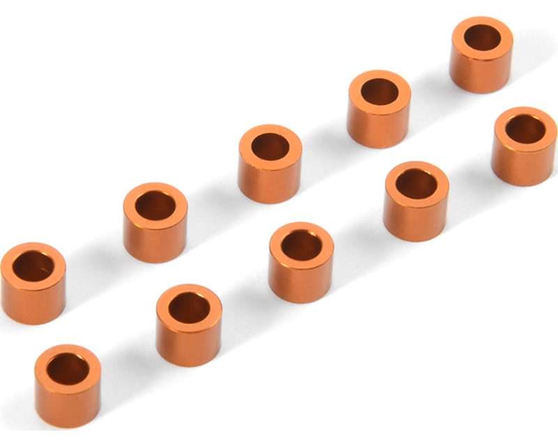Alu Shim 3x5x4.0mm - Orange (10) photo