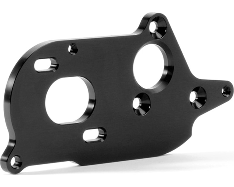Tap to zoom aluminum mid motor plate - Swiss 7075 T6 3mm