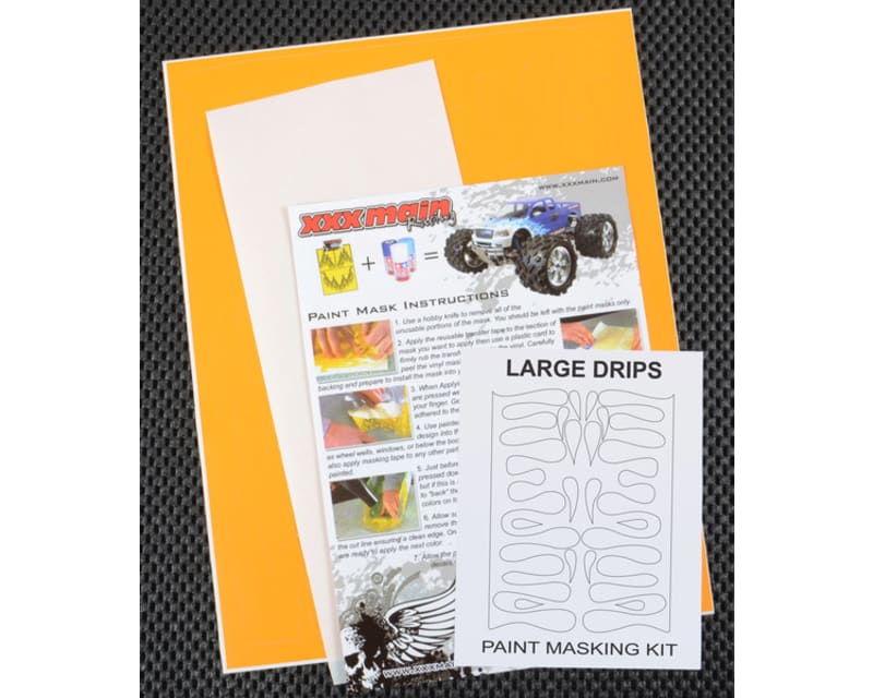 Large Drips Paint Mask