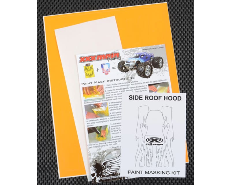 Tap to zoom Side Hood and Roof Paint Mask