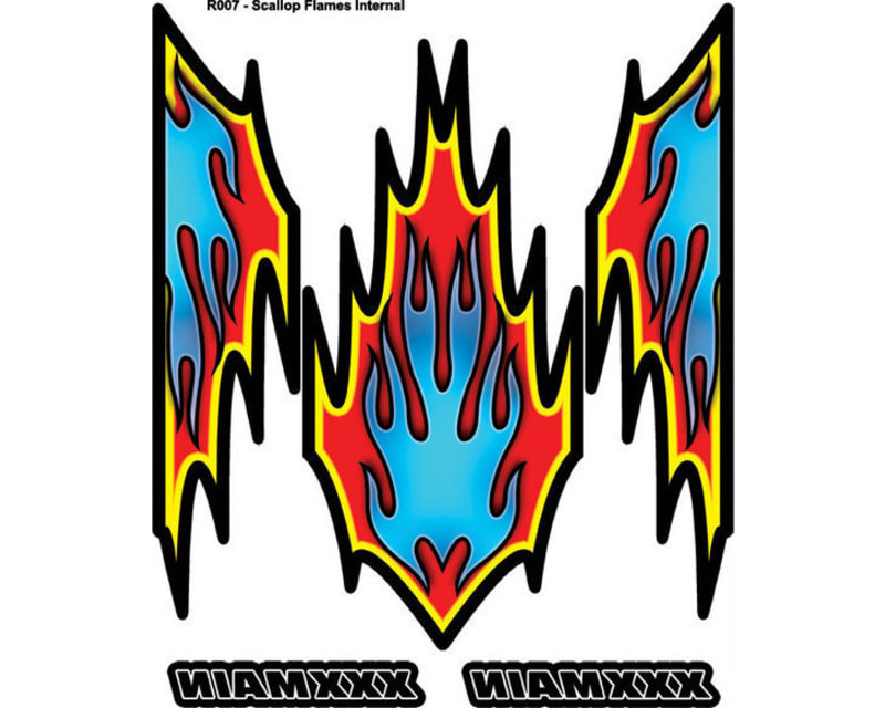 Tap to zoom Scallop Flames Internal Graphic